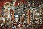 Giovanni Paolo Pannini Picture gallery with views of modern Rome